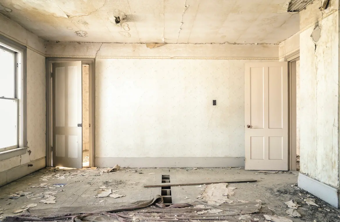 Waste disposal crew managing a cleanout project in Lynchburg